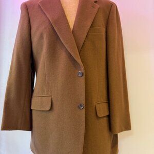 Camel hair / Blazer / Sport Coat / BROOKS BROTHERS -  43 long